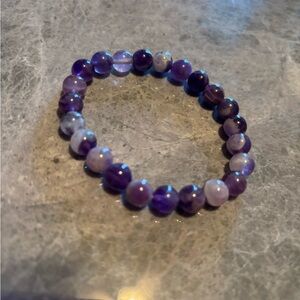Purple Beaded Bracelet